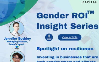 New series to explore how gender-smart strategies build resilience, opportunity and inclusion